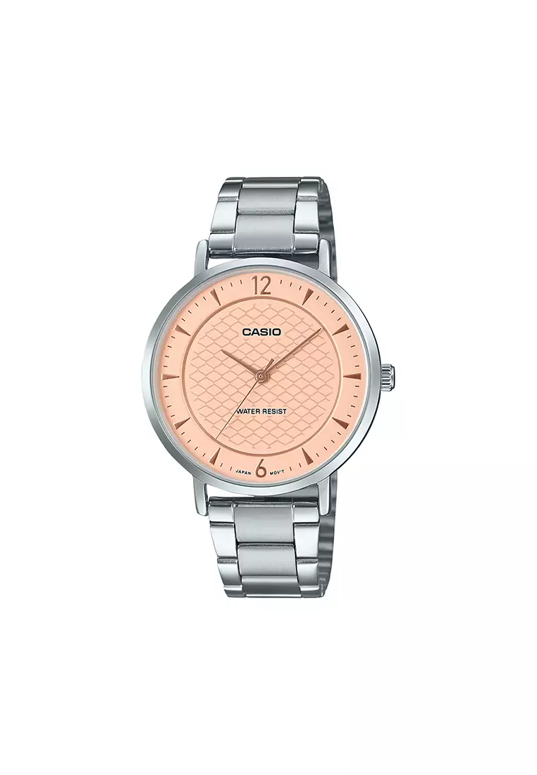 LTP-VT04D-4A Women Analog Watch Silver Stainless Steel Strap