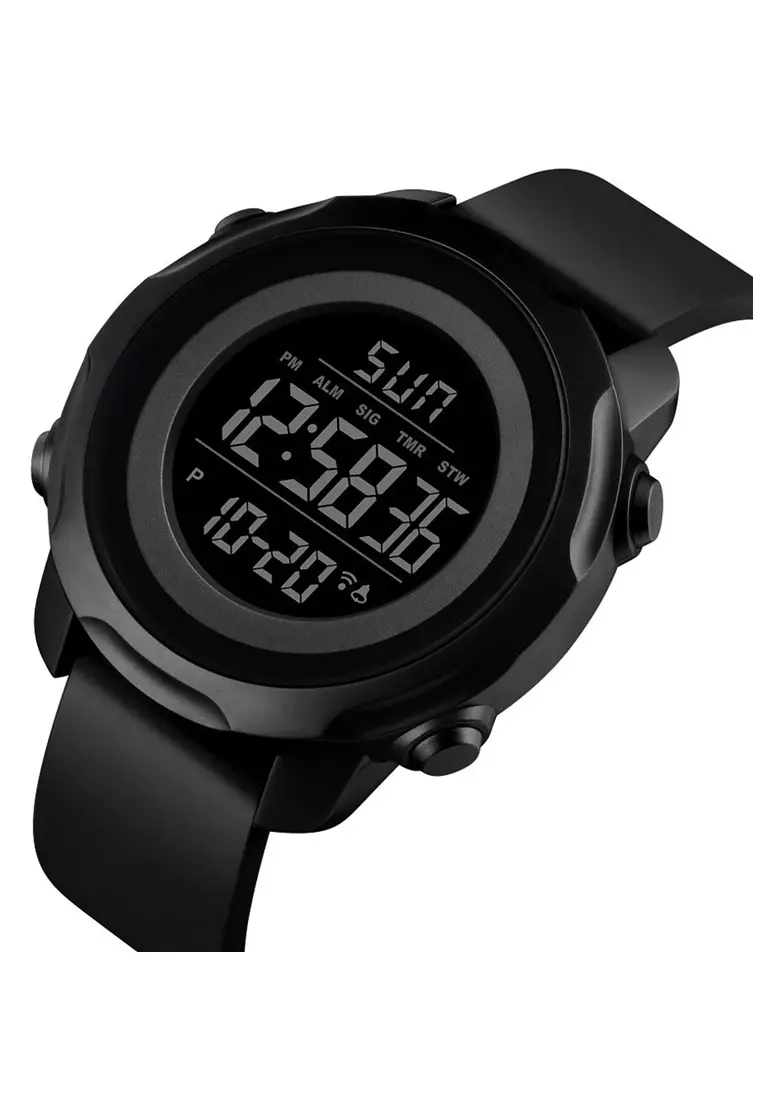 Jam Tangan Digital Sporty Pria Waterproof Strap Tali Material Silicone 1540 ORIGINAL