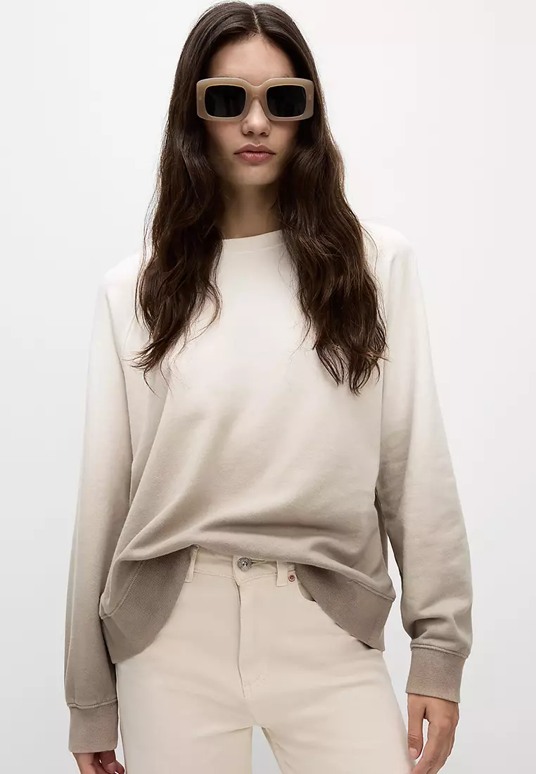 Jual Marks Spencer Pure Cotton Ombre Sweatshirt Original 2025