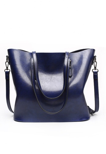 Twenty Eight Shoes blue VANSA Simple Design Hand Bag VBW-Tb004 5A478AC95BFF2EGS_1
