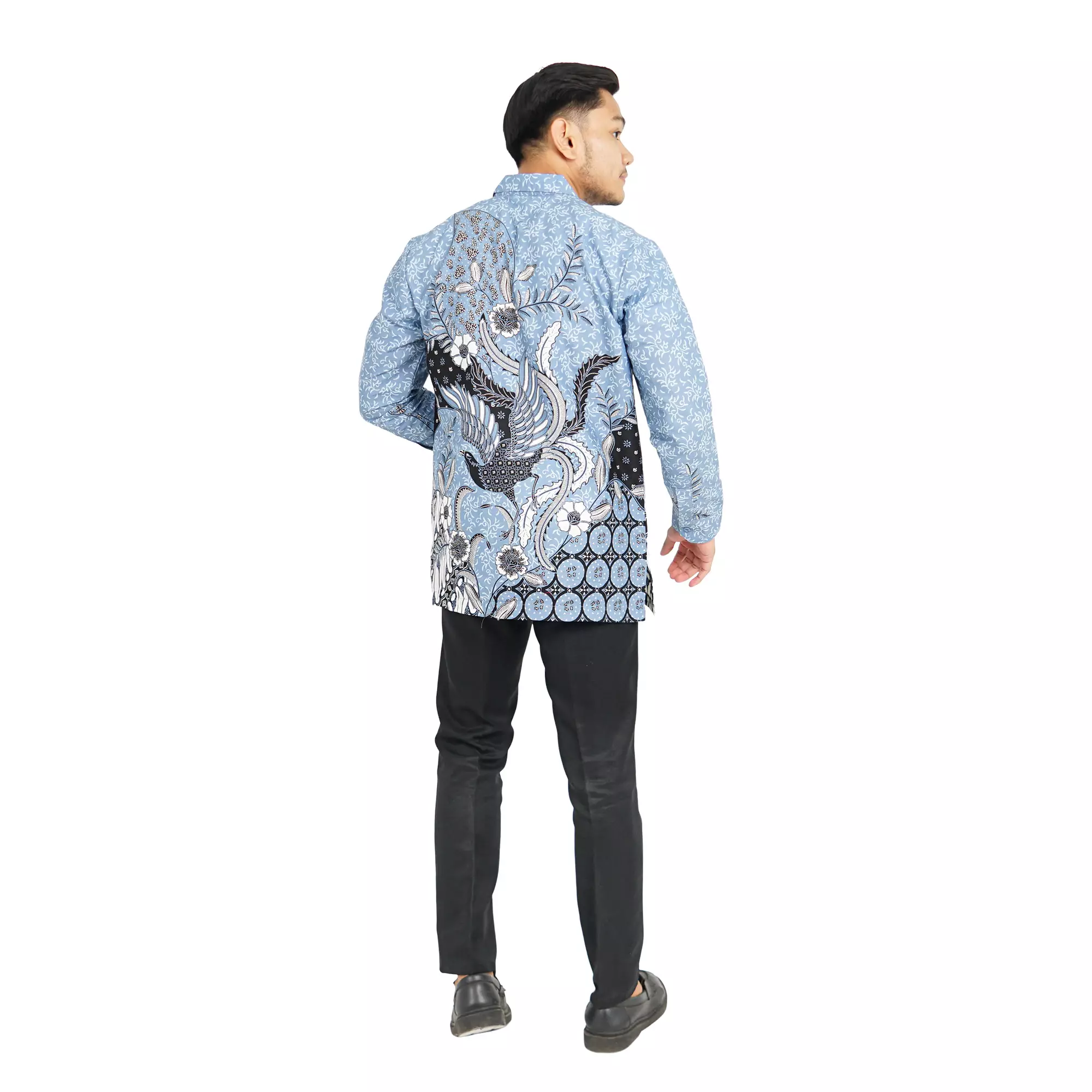 Kemeja Batik Pria - Bhatara Batik Fandy - Atasan Kemeja Batik Lengan Panjang