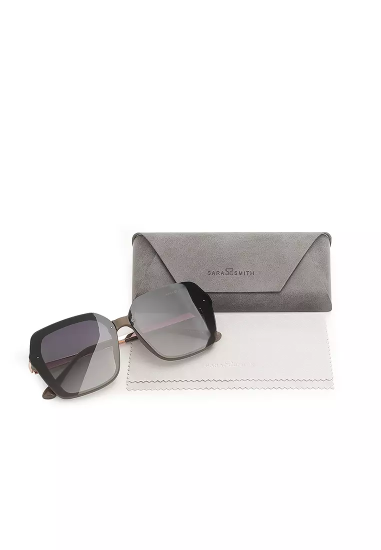 Unisex Fashion Sunglasses - Mauve Red