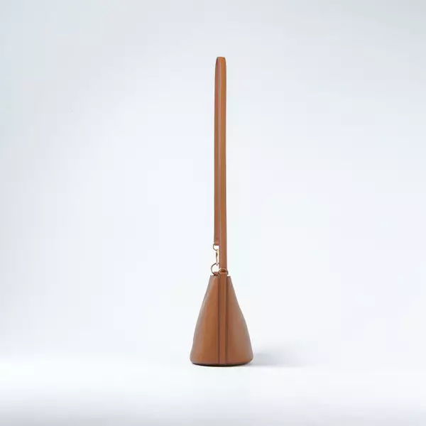 Tas TORY BURCH BLAKE GHW CAMEL GRAINED BUCKET BAG 100% ORIGINAL