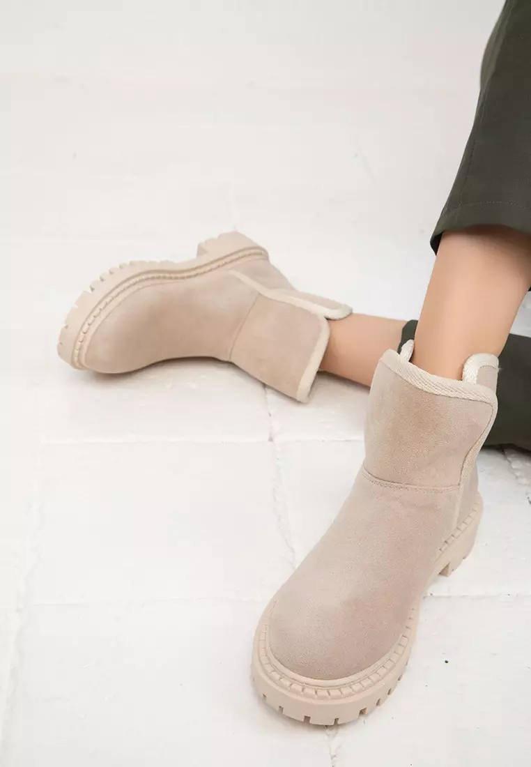 Round Toe Ankle Boots