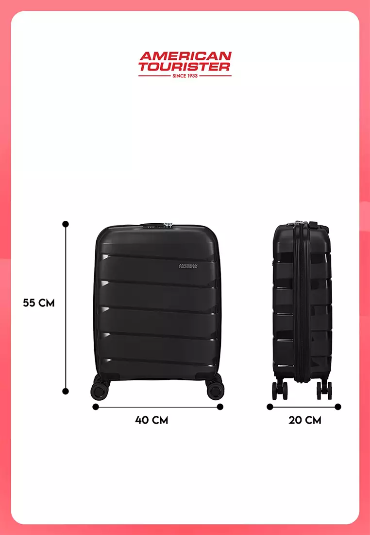 American Tourister Koper Hardcase Air Move Cabin 20 inch- Black