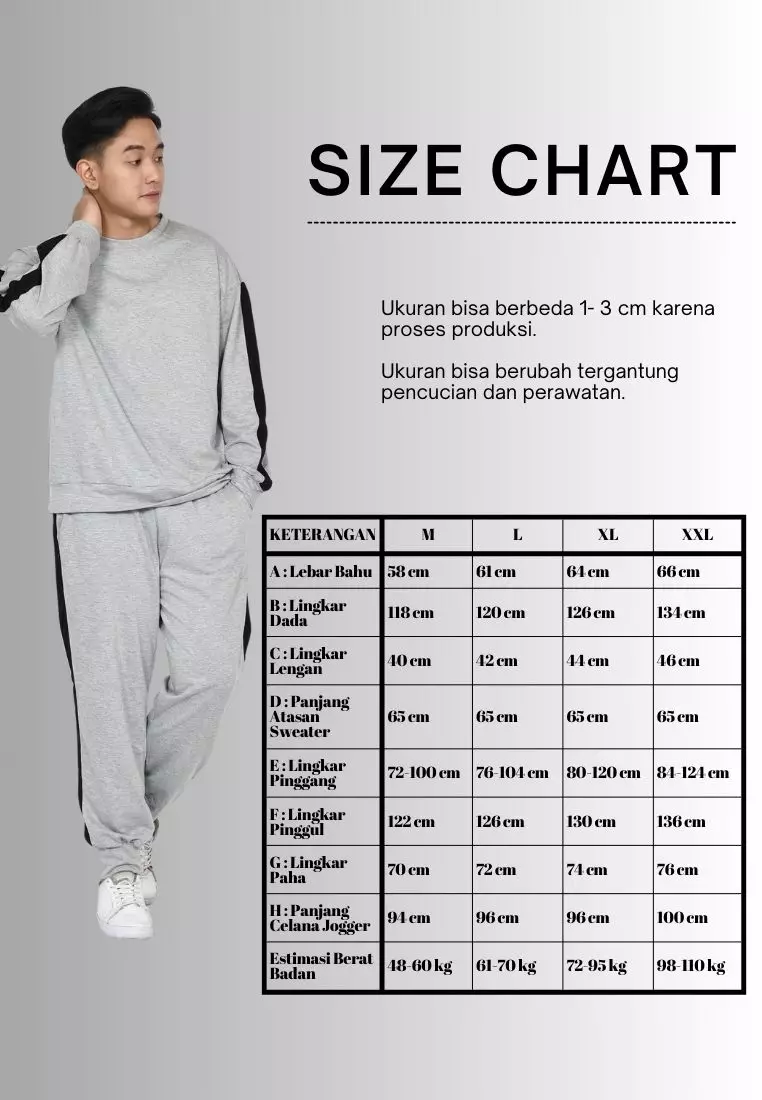 SETELAN TRAINING COUPLE 2322.CL - OLAHRAGA  PRIA