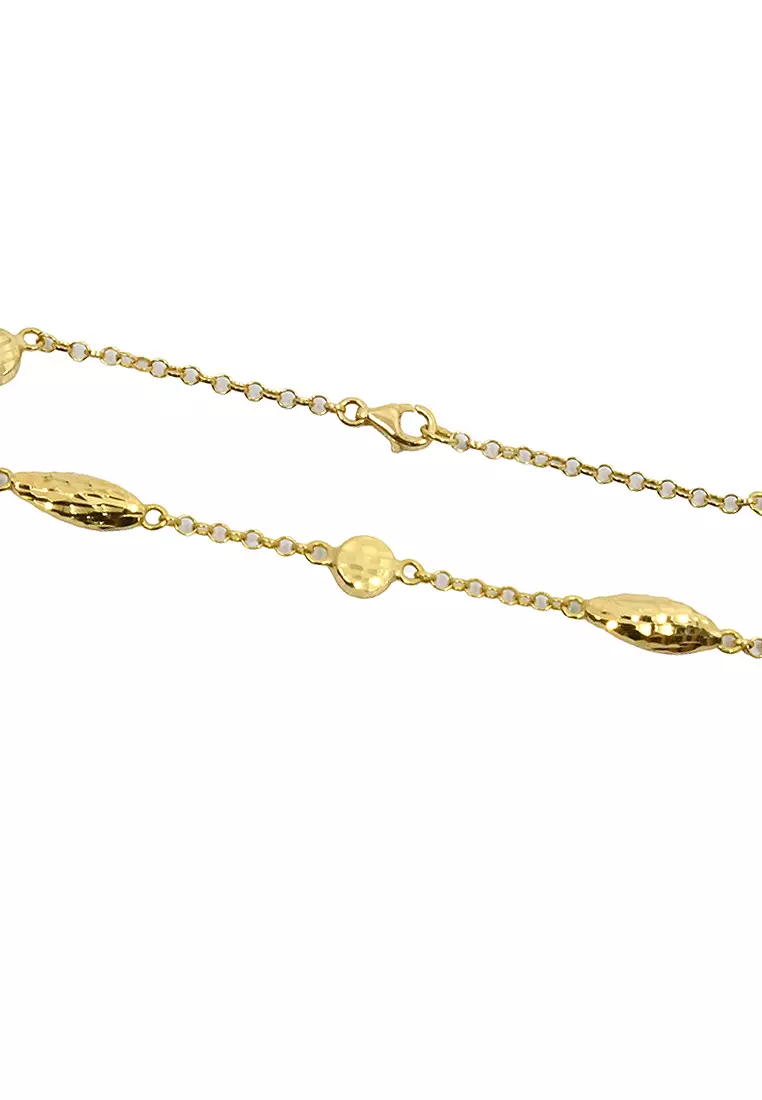 18K Italian Made Yellow Gold Bracelet