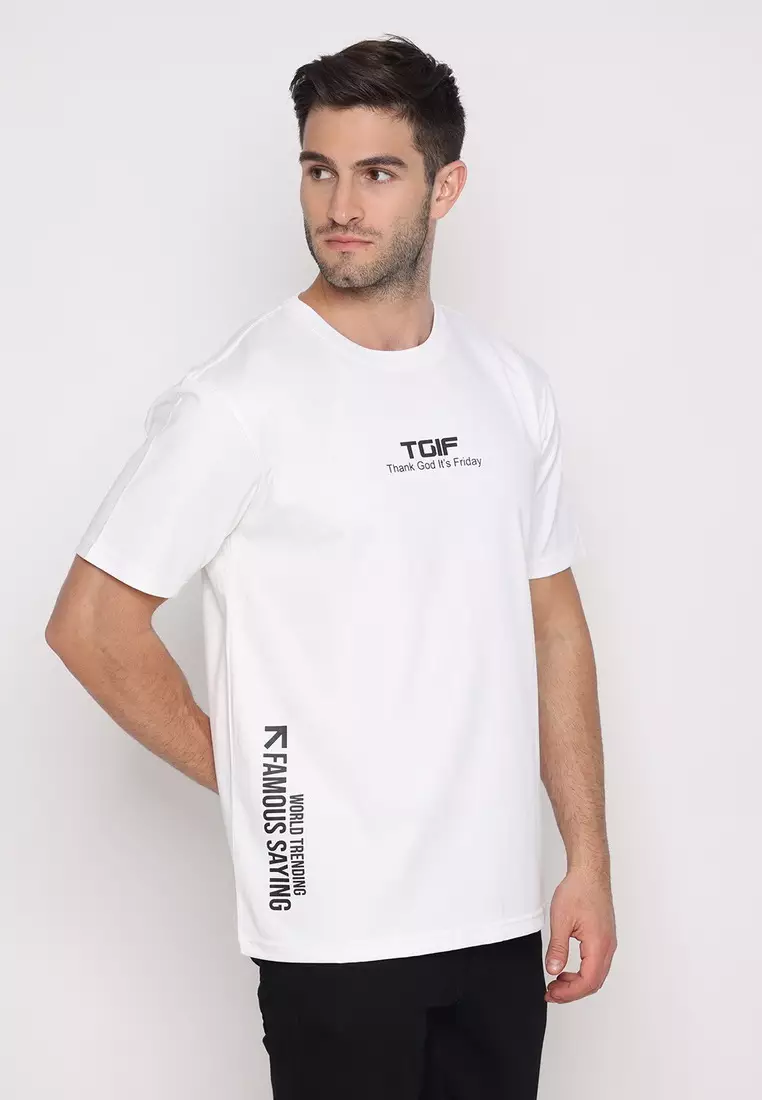 NX T-Shirt Cotton Combed Tebal Pria 207370081