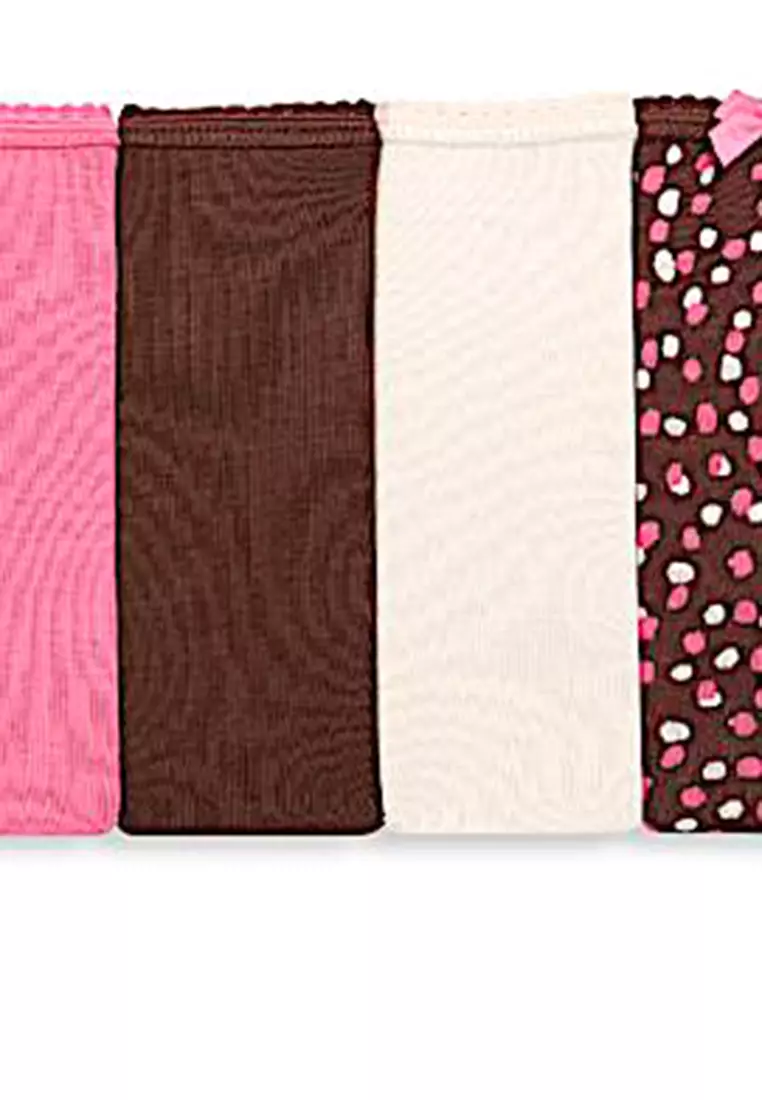 5pk Cotton Lycra Bikini Knickers