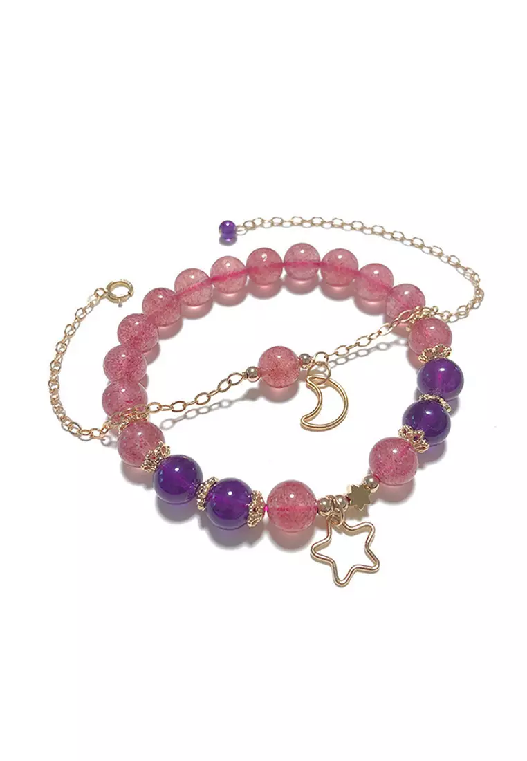 Purple deals quartz bracelet