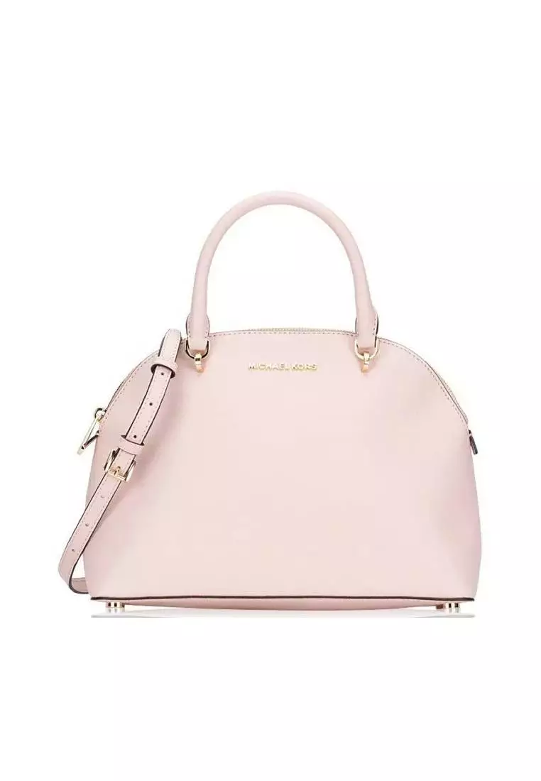 Michael michael kors emmy large saffiano leather dome satchel on sale