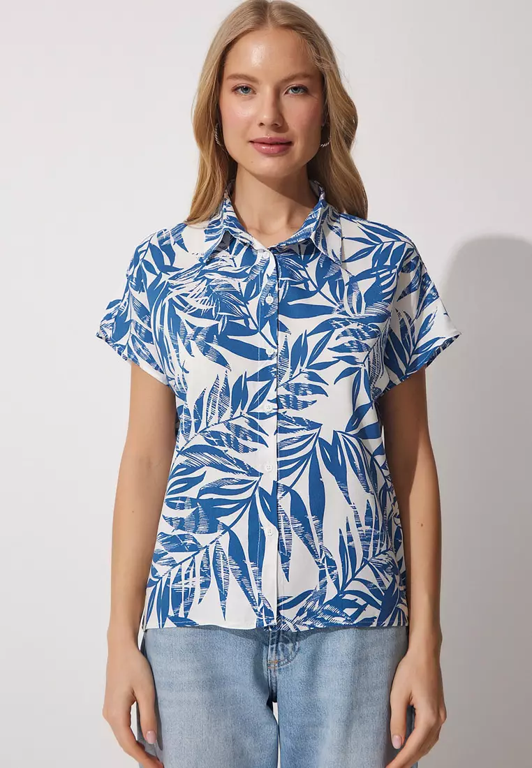 Floral Print Short Sleeve Shirt