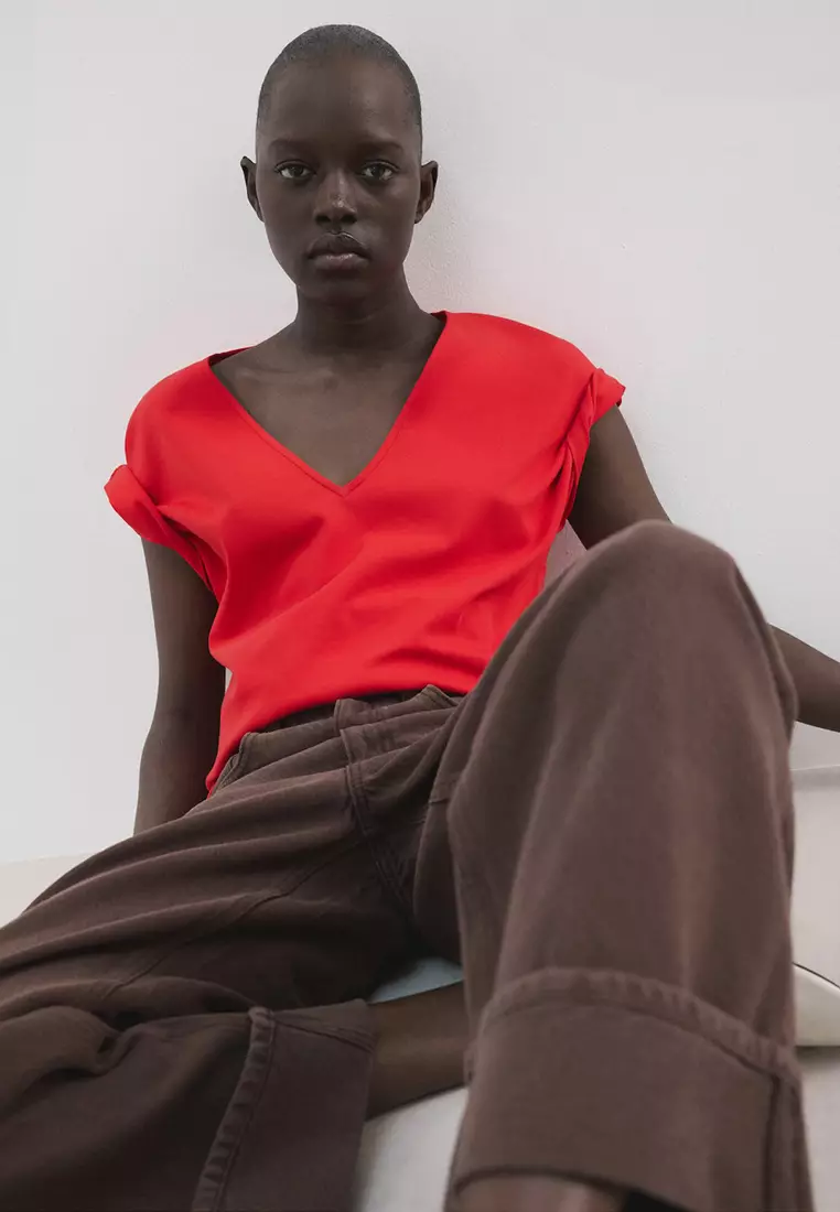 V-Neck Cotton Top
