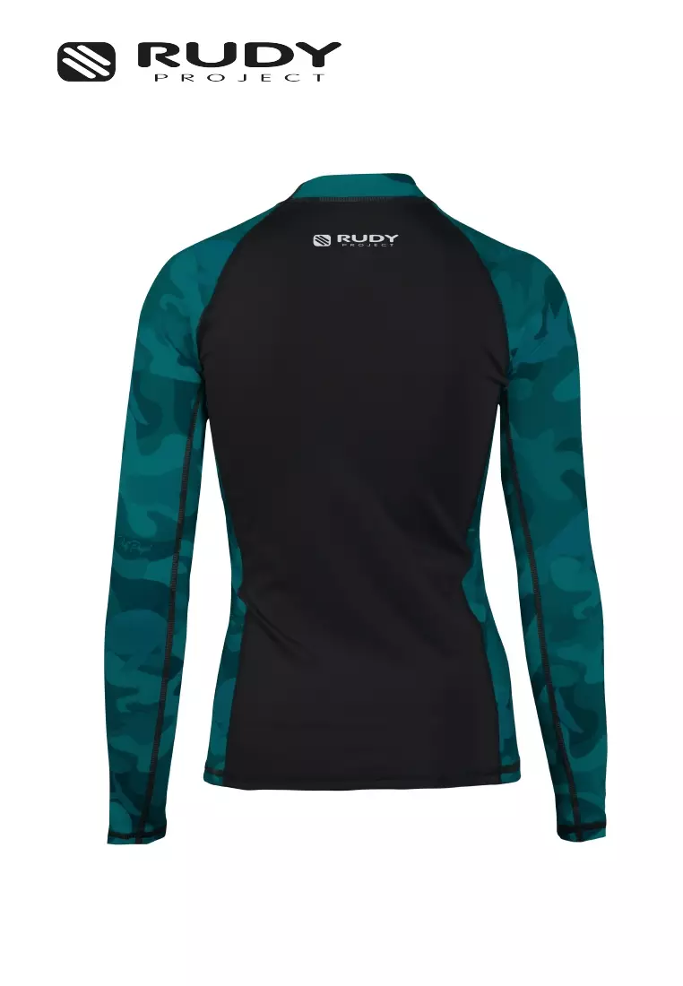 Riva Women's Long Sleeve Rash Guard - Blue