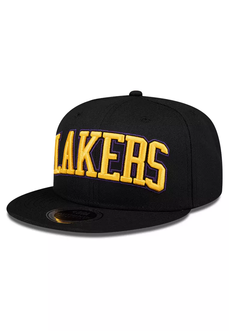 Team 3D Embroidery Los Angeles Lakers Mens Flat Cap