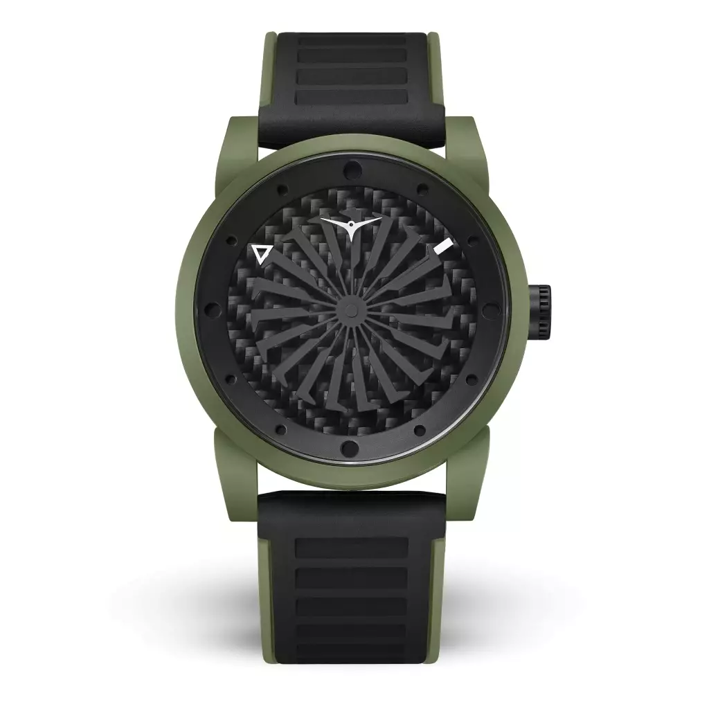 Jam Tangan Pria Automatic Zinvo Airblade Xeno Green Dial
