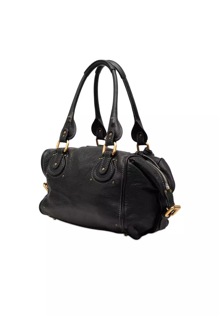 Pre-Loved Chloé Leather Paddington Shoulder Bag