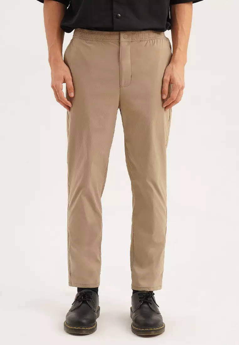 Slim Fit Staple Nylon Pants