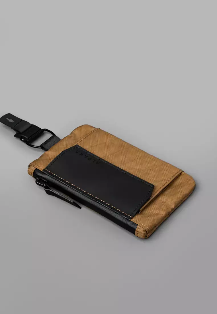 Alpaka Zip Pouch Coin - Coyote Brown