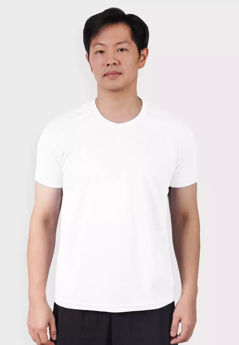 Plain white outlet dri fit shirt