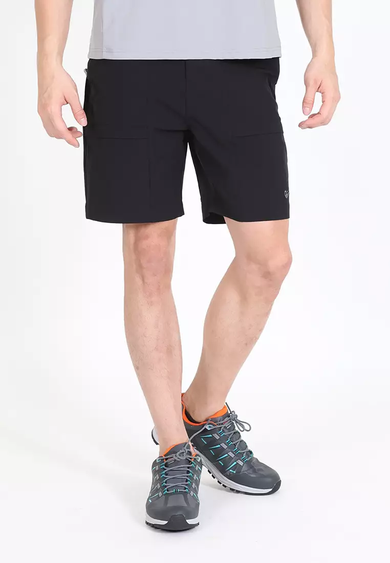 Mens black shop stretch shorts