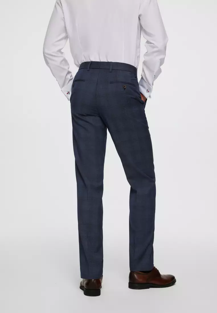 純羊毛套裝西裝褲