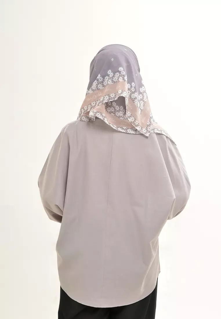 Rabbani - Tunik Lengan Panjang Dara Lily Adara V1 Exclusive - Agate Gray