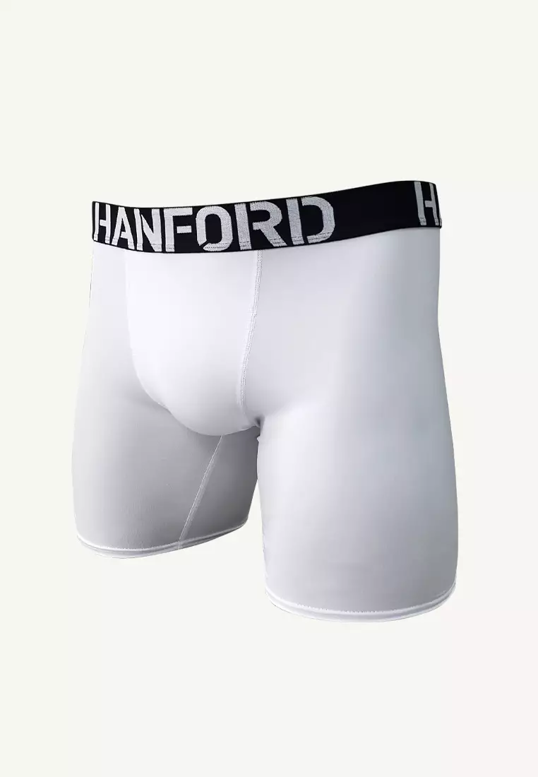 Athletic Men Pro Cool Quick Dry Compression Shorts Velosis - White (Single Pack)