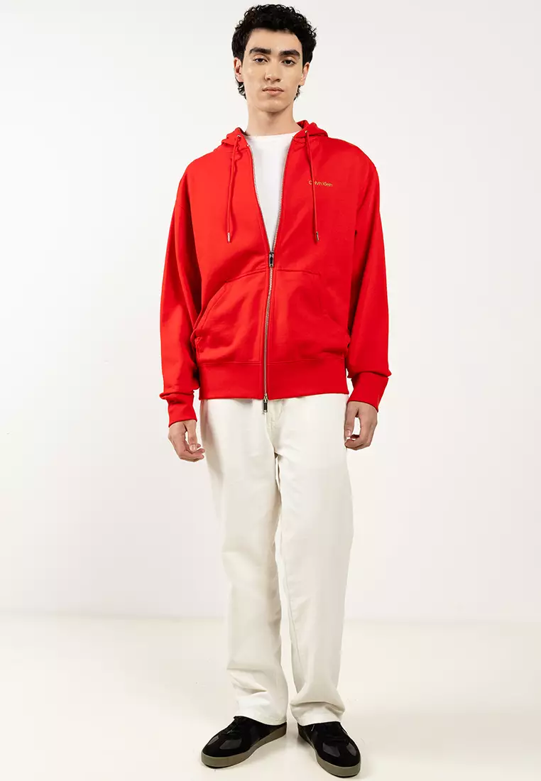 Lunar New Year Heavy Weight Terry Zip Up Hoodie - Calvin Klein Sport