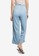 Heather blue Pleated Detail Pants A8859AACCDF317GS_2