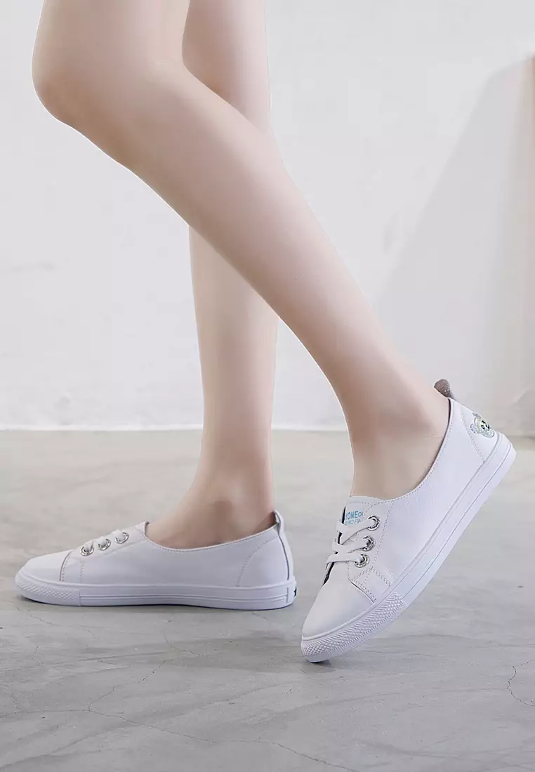 Smart Causal Leather Sneakers RX5186