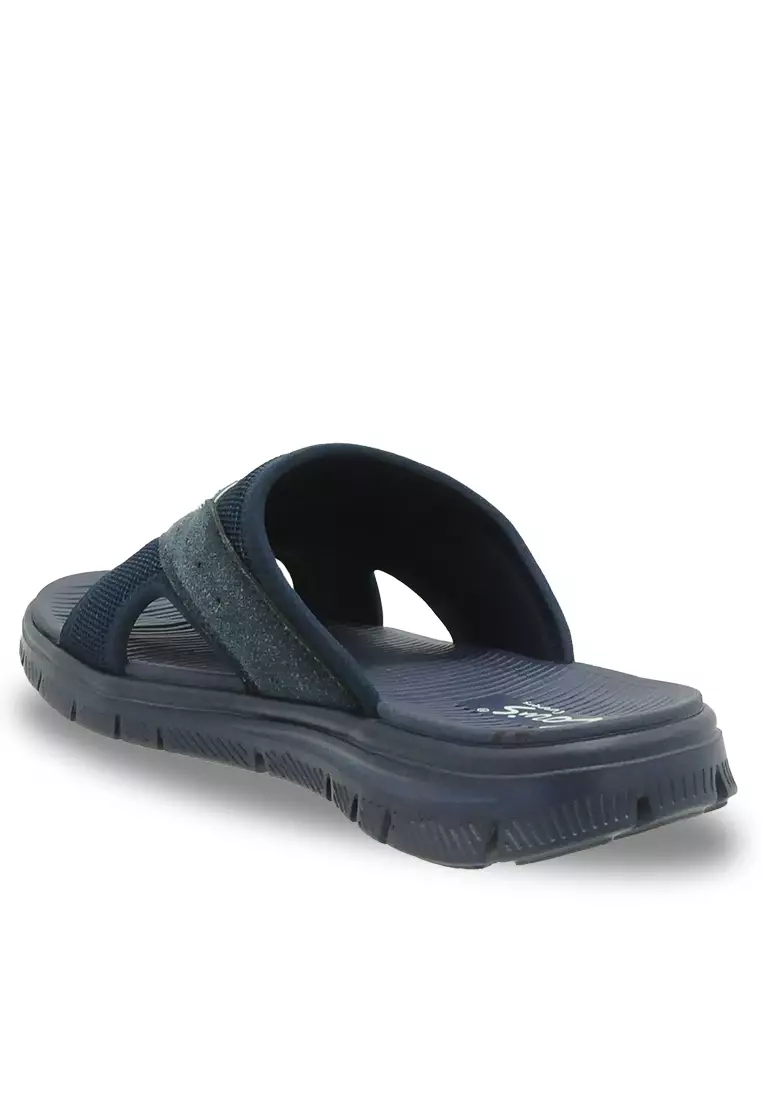 Louis Paneled Flat Sandals