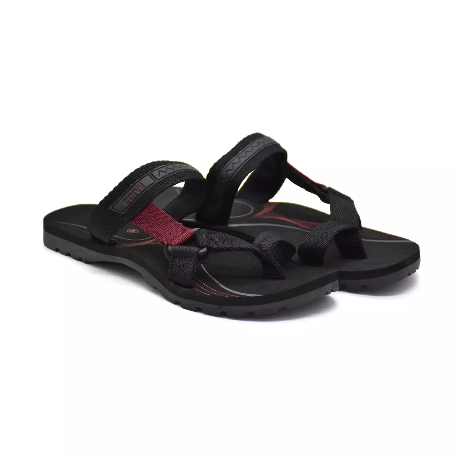 Carvil Sandal Anak Spextra Jr-S08 TP Black/ Red