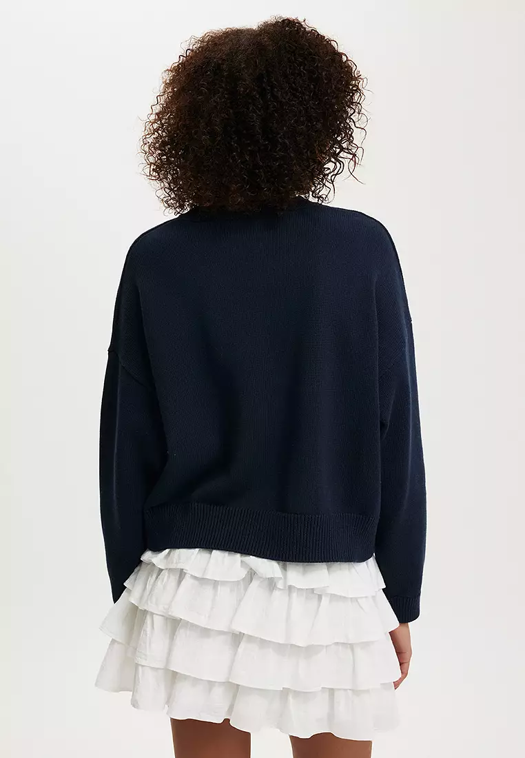 Cotton Crew Neck Sweater