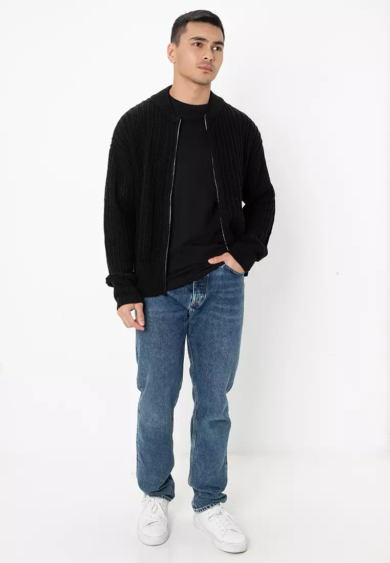 Knit Bomber Cardigan