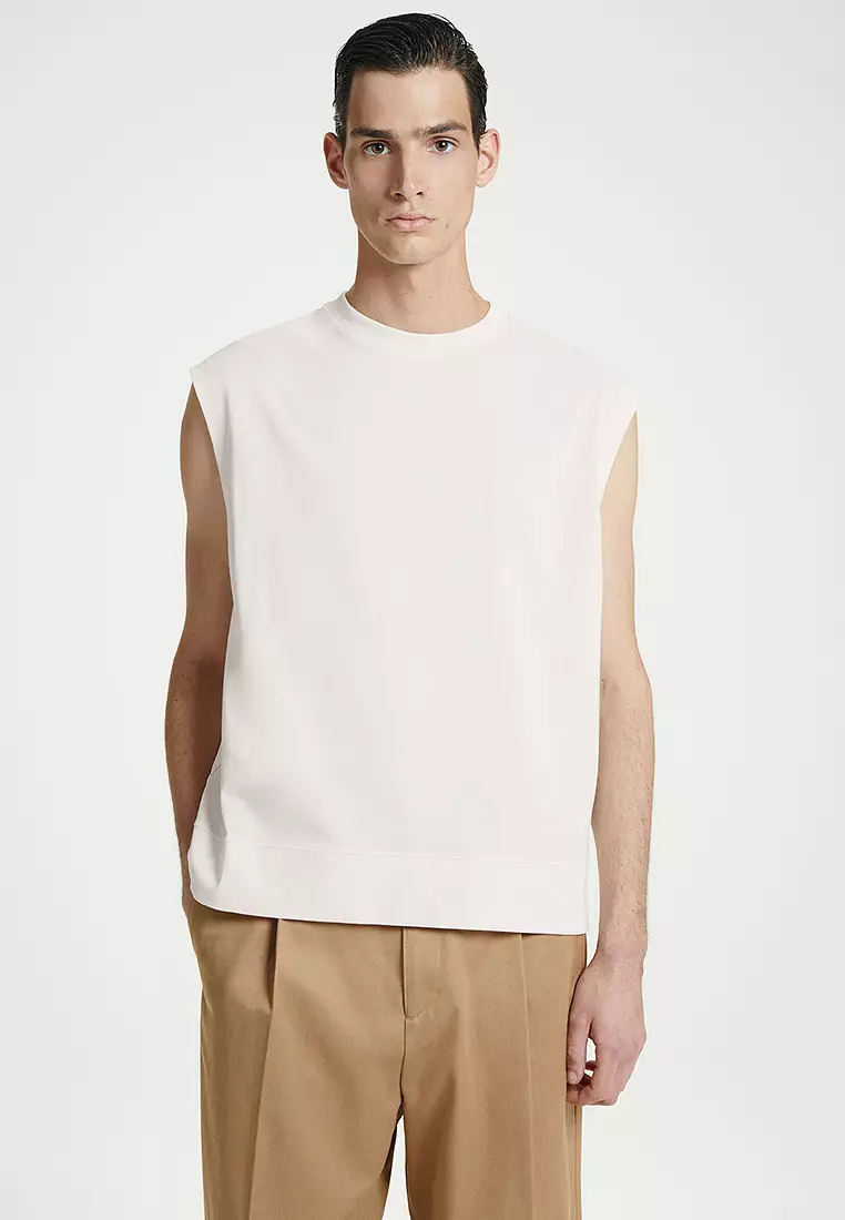 COS Crepe Crew-Neck Vest 2025 | Buy COS Online | ZALORA Hong Kong