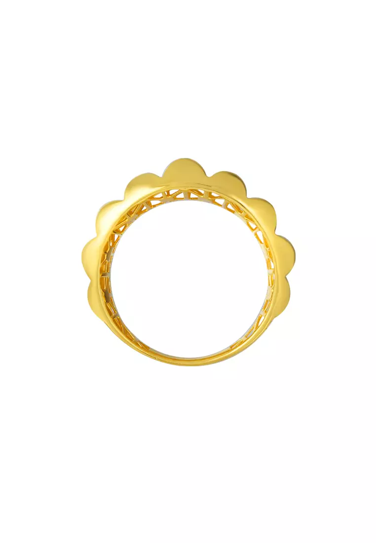 TOMEI Lusso Italia Cloud Ring, Yellow Gold 916