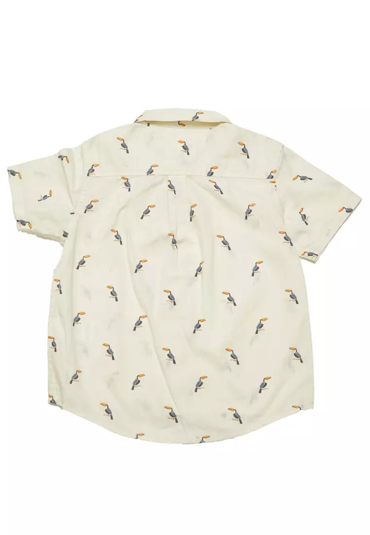 GINGERSNAPS AMIGOS DELA HAVANA WOVEN SHIRT SEA SALT