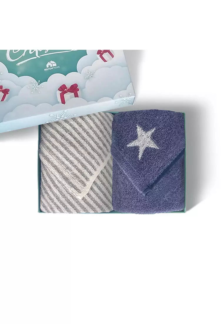 Buy Milton Home Milton Home X'Mas Face Towel Gift Set Bundle of 2