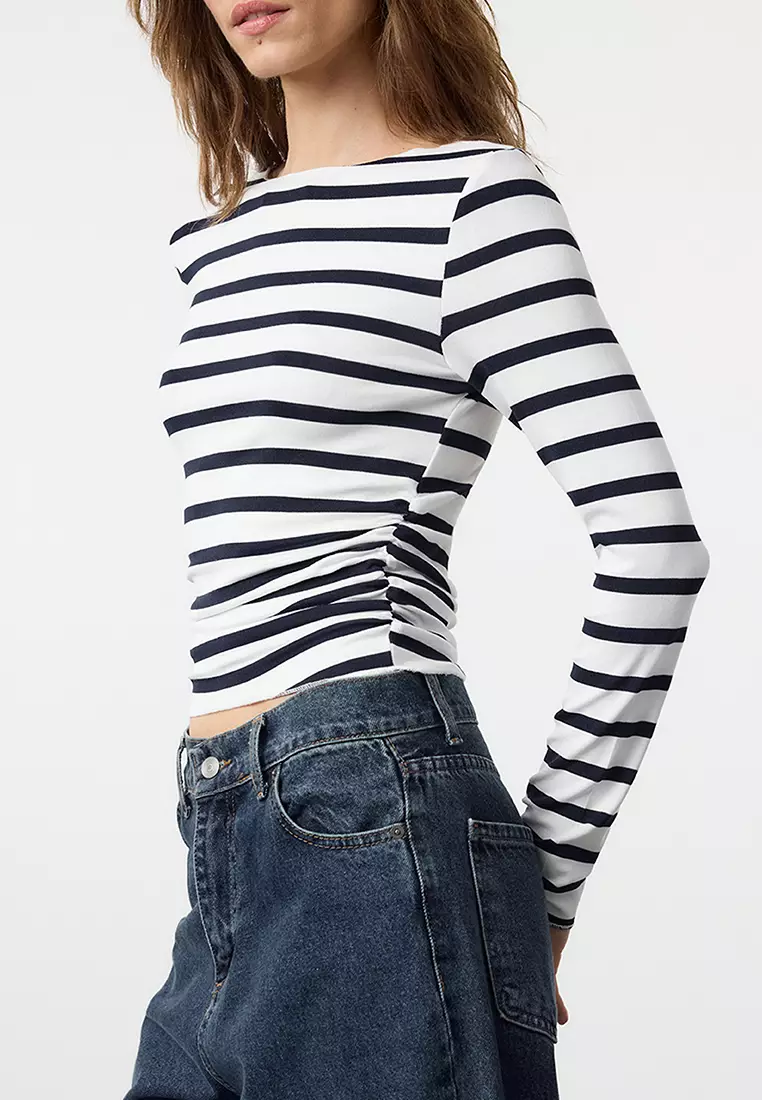 Long Sleeves Fitted Top