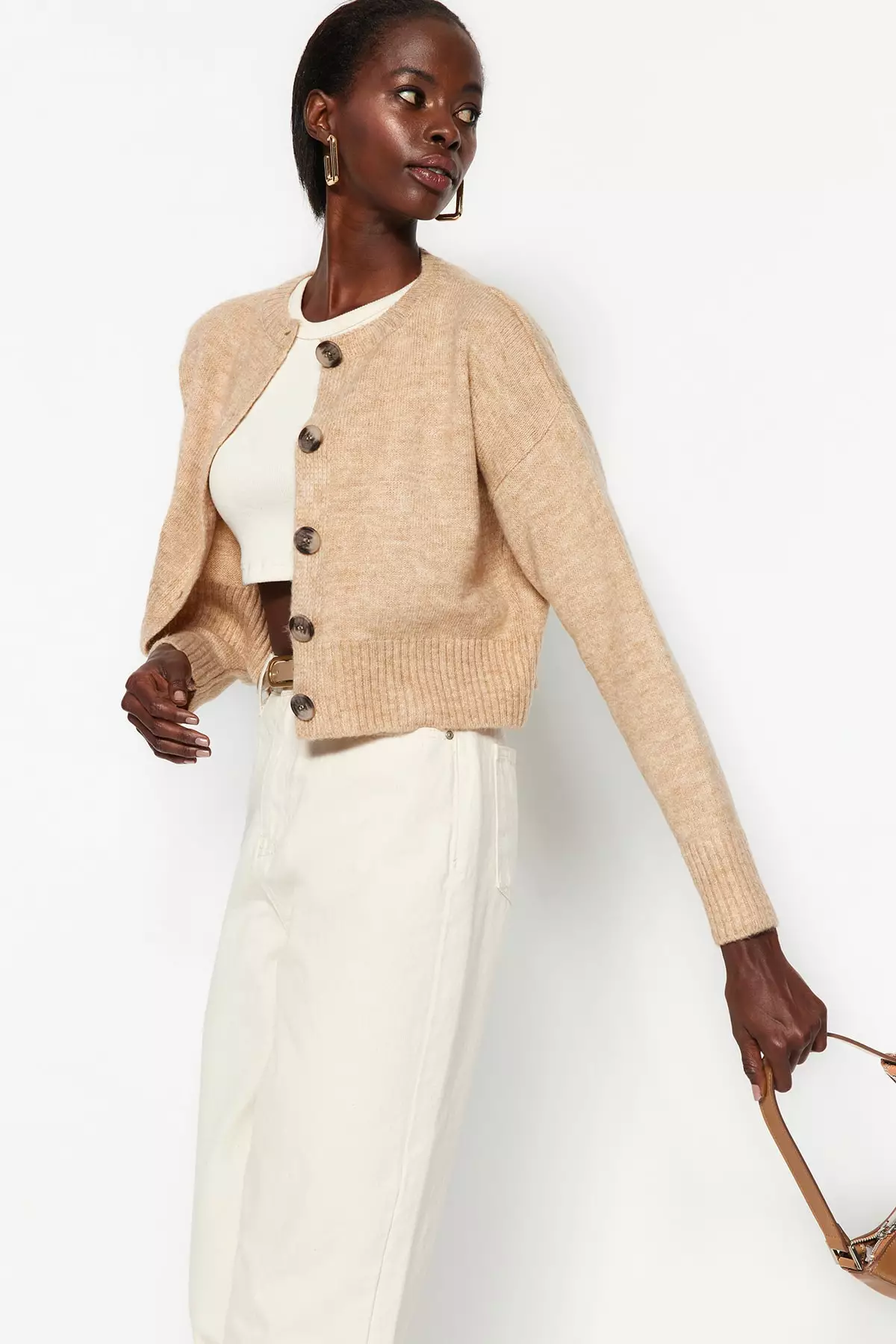 Textured Gradient Cardigan