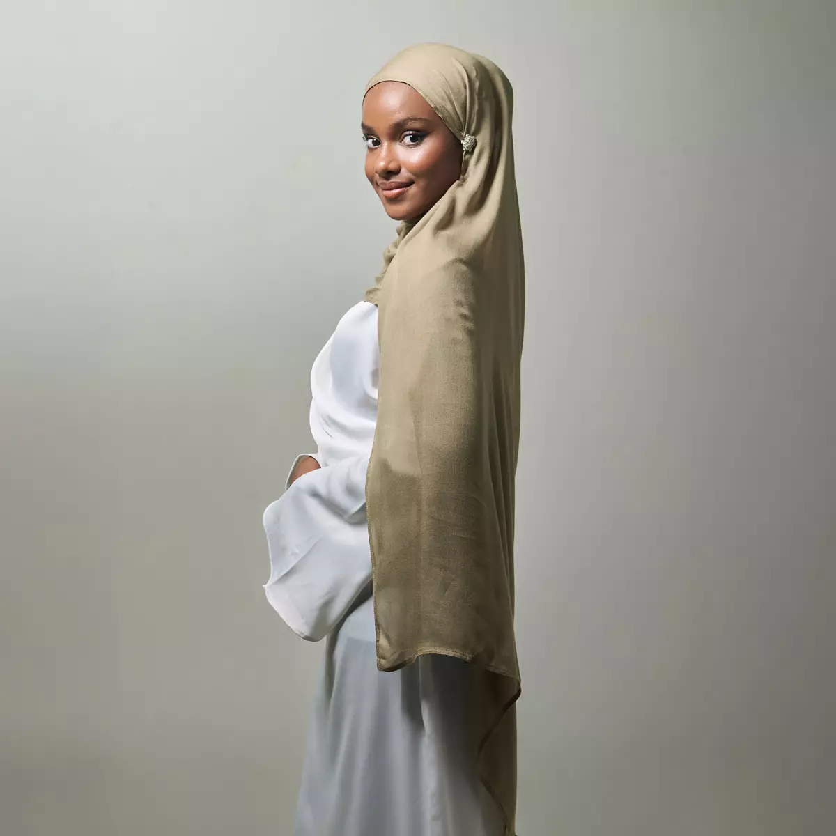 [New Collection] ZM Zaskia Mecca - Leeya Sage Green Pashmina Viscose Muslim - Jilbab Bahan Viscose Premium