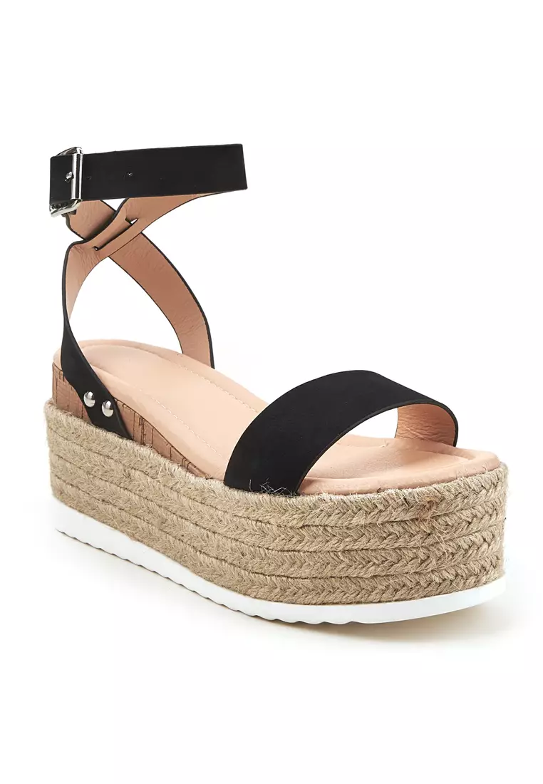 PU Straps Wedge Espadrilles WTY8901-5