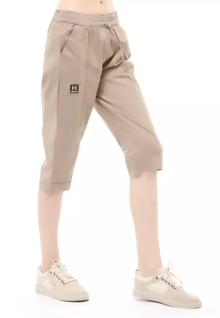 Madoc Short Pants Celana Pendek Kasual Wanita 3/4 Street Material Cotton ORGINAL - Cream
