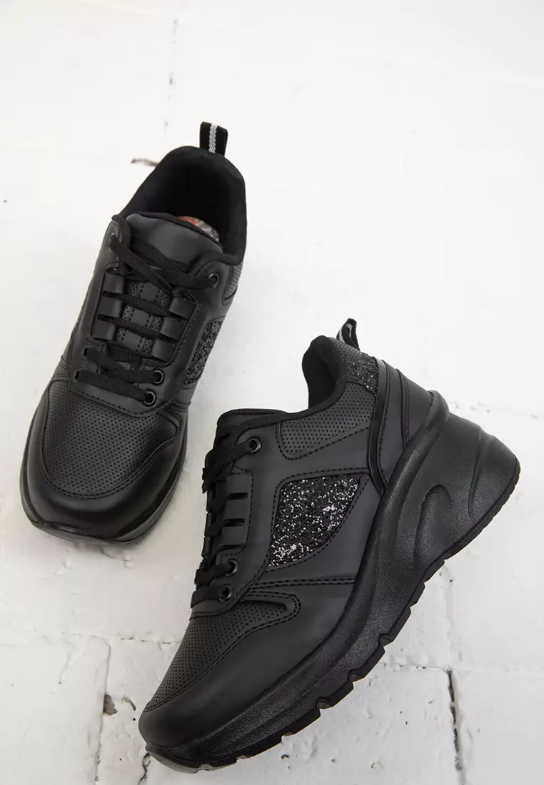 Women's Sneaker 19730 - Black Black