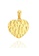 Poh Kong 黃色 POH KONG 916/22K Yellow Gold Tranz Heart In Nature Pendant AF842AC55A9F29GS_2