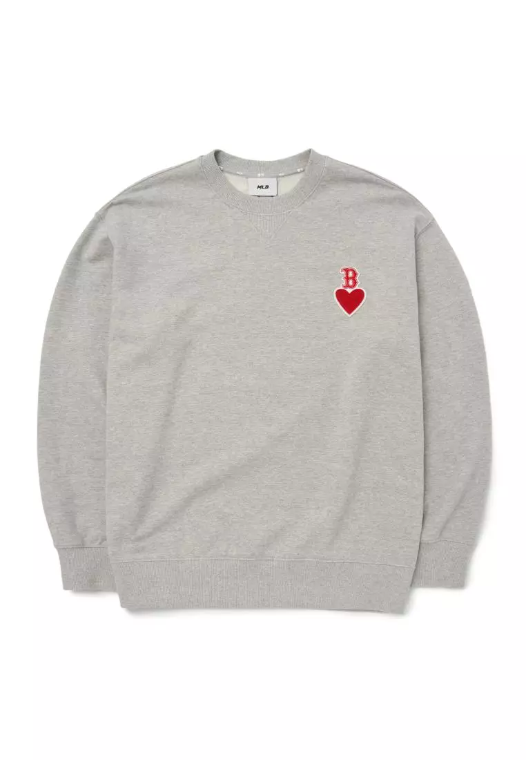 Mlb sweatshirt with heart new arrivals