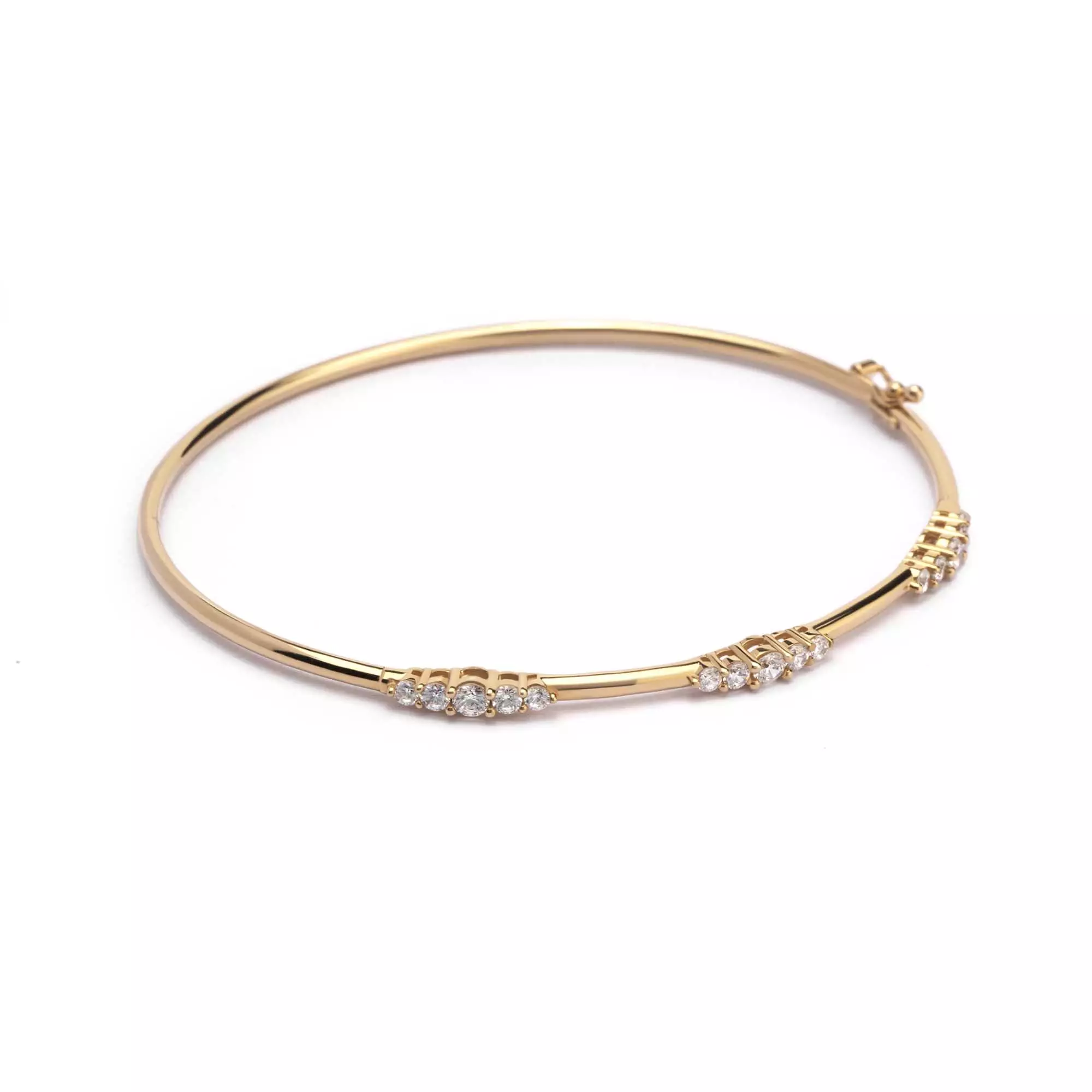 Gelang Emas 7k - Tari Gold Bangle - Adorn 03 Collection - Juene Jewelry