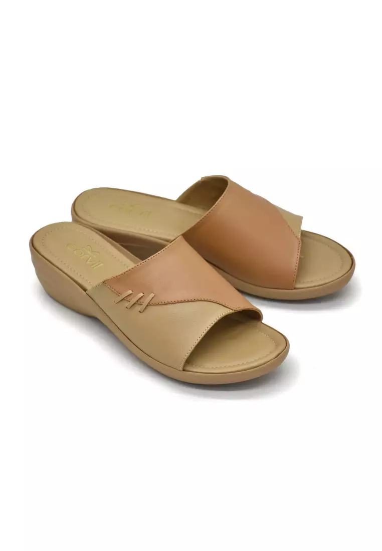 Carvil Sandal Wanita Janira-01 L Khaki/Stone