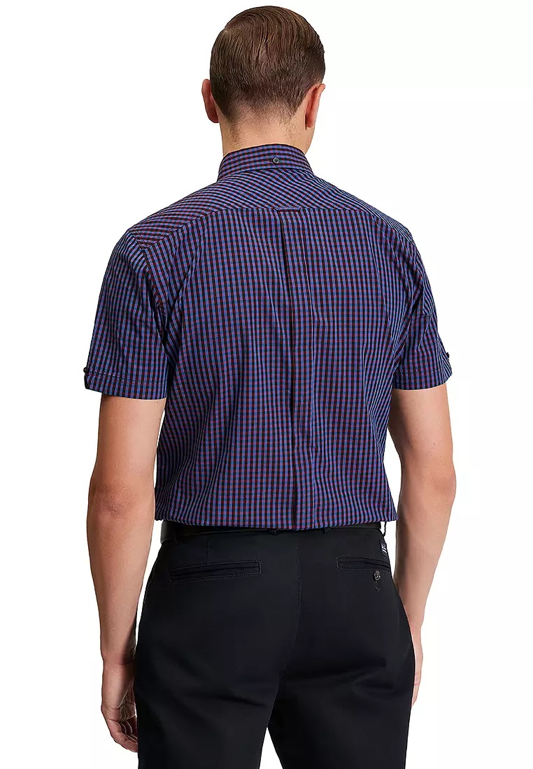 Short Sleeves Signature Gingham Shirt